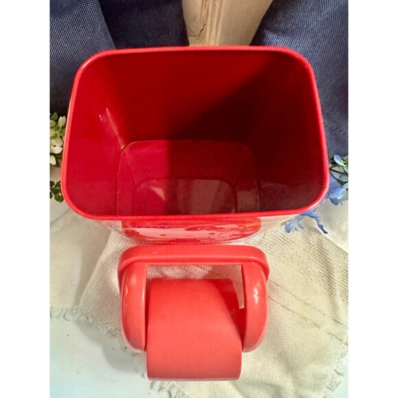 Vintage Sanrio Hello Kitty Desk Tin Trash Bin - Picture 8 of 9